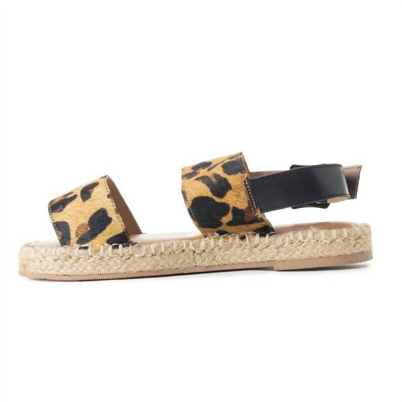 NEW MYRA women\'s isotope espadrilles in animal print